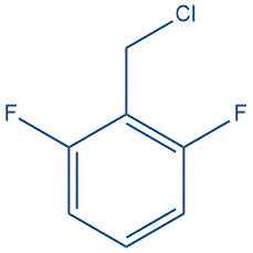 2,6-Difluorobenzyl chloride Chemical formula